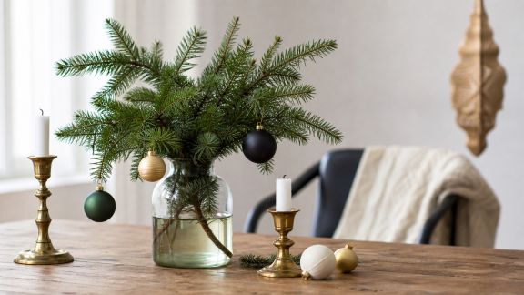 Mixer les styles ancien et moderne dans la déco de Noël