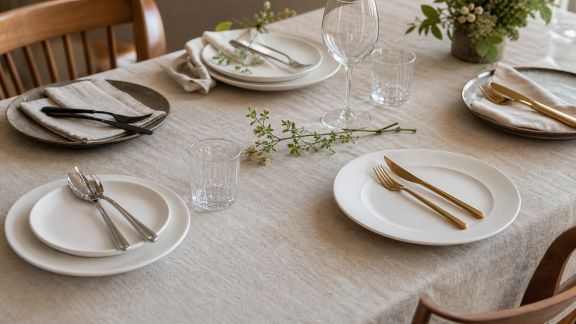 Comment accorder vos couverts aux différents styles de table de fête