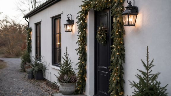 Décorer son extérieur : idées pratiques pour une façade festive