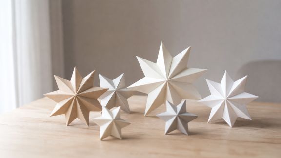 Décorer la maison avec des étoiles en papier faciles à réaliser