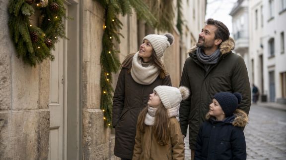 Créer un rallye urbain de Noël pour redécouvrir la ville en famille