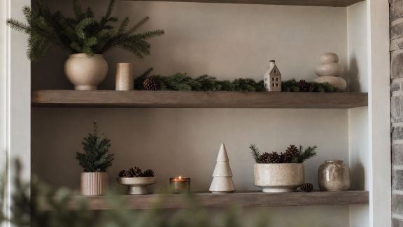 Décorer une bibliothèque ou des étagères pour les fêtes