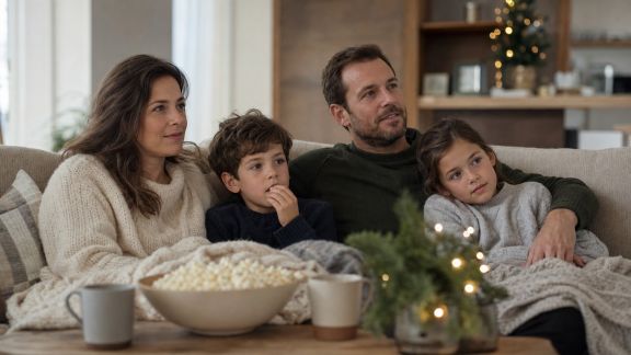 Comment organiser une soirée cinéma de Noël en famille et choisir le bon film