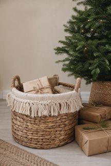 Atelier créatif : customiser un panier à déposer près du sapin pour les cadeaux