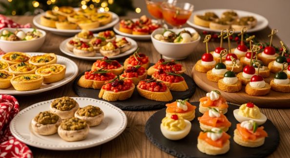 Dix entrées festives pour impressionner vos invités à Noël