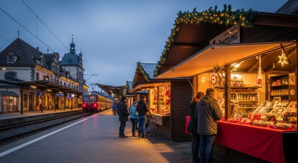 Marchés de Noël accessibles en train : idées d’escapades sans voiture