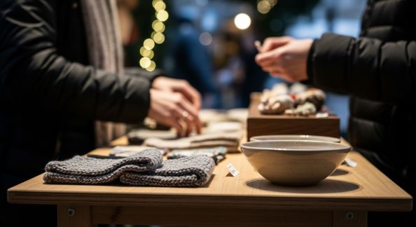 Rencontrer les associations et initiatives solidaires sur les marchés de Noël