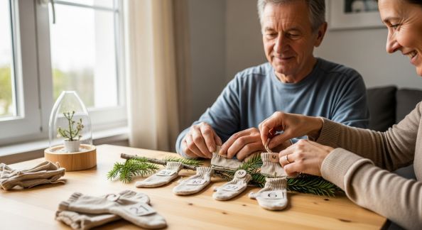 Faire participer les grands-parents à un calendrier de l’Avent intergénérationnel