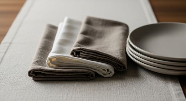 Conseils pour coordonner serviettes, chemins de table et assiettes sans faute de goût